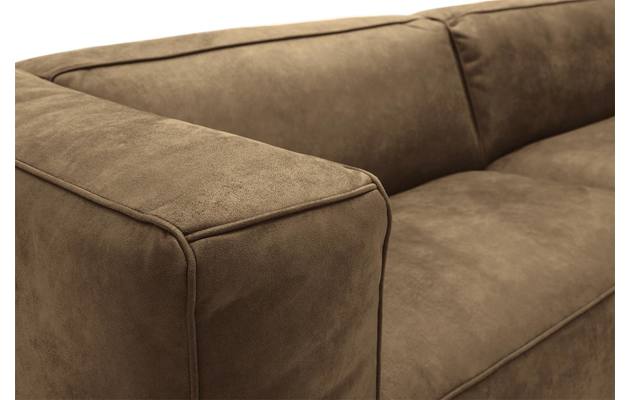 Goossens zitbank calvin groen micro leer - 8190314-626-04