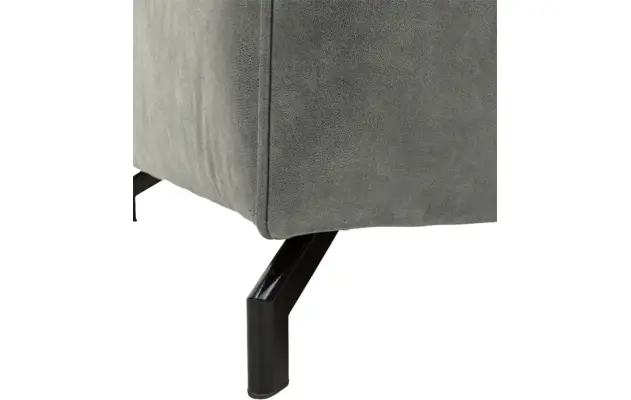 Goossens zitbank calvin grijs micro leer - 8190315-636-03