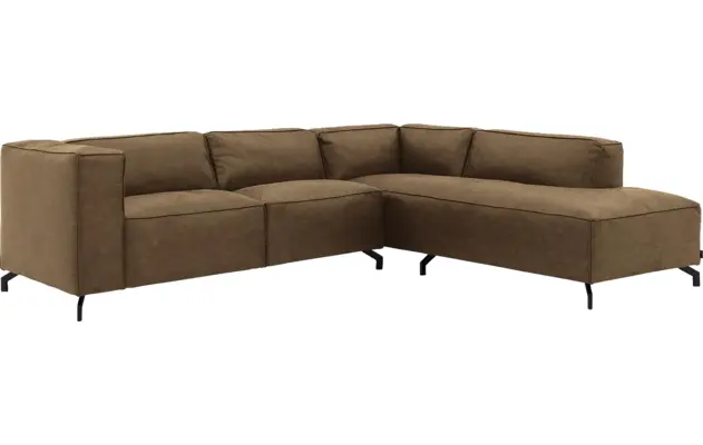 Goossens hoeksalon calvin groen micro leer - 8190317-626-02-gespiegeld