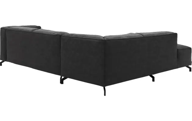 Goossens hoeksalon calvin grijs micro leer - 8190317-634-04