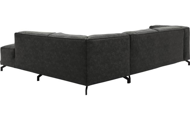 Goossens hoeksalon calvin grijs micro leer - 8190317-635-04-gespiegeld