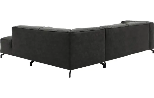 Goossens hoeksalon calvin grijs micro leer - 8190317-635-04-gespiegeld