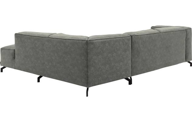 Goossens hoeksalon calvin grijs micro leer - 8190317-636-04-gespiegeld