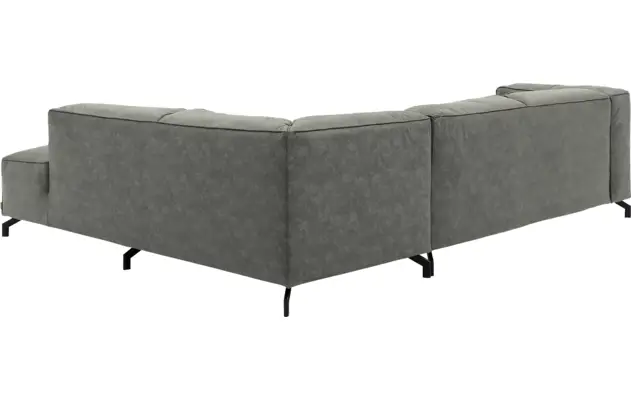 Goossens hoeksalon calvin grijs micro leer - 8190317-636-04-gespiegeld