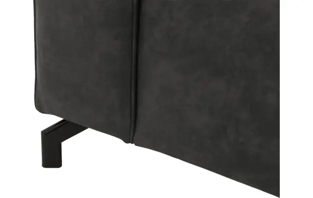 Goossens loungebank calvin grijs micro leer - 8190319-635-07