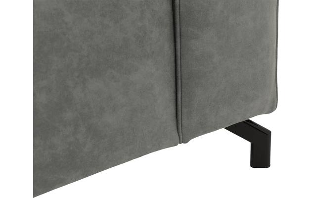 Goossens loungebank calvin grijs micro leer - 8190319-636-07-gespiegeld