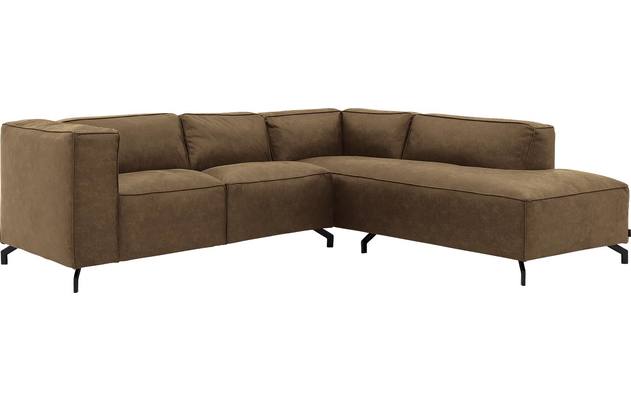 Goossens hoeksalon calvin groen micro leer - 8190320-626-02-gespiegeld
