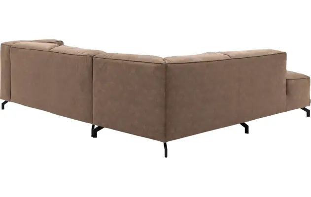 Goossens hoeksalon calvin bruin micro leer - 8190320-627-04