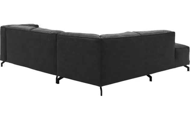 Goossens hoeksalon calvin grijs micro leer - 8190320-634-04