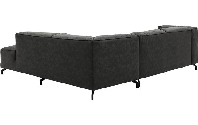 Goossens hoeksalon calvin grijs micro leer - 8190320-635-04-gespiegeld