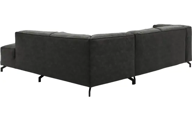 Goossens hoeksalon calvin grijs micro leer - 8190320-635-04-gespiegeld