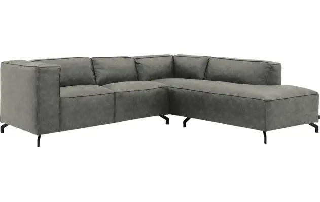Goossens hoeksalon calvin grijs micro leer - 8190320-636-02-gespiegeld