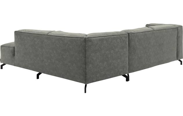 Goossens hoeksalon calvin grijs micro leer - 8190320-636-04-gespiegeld