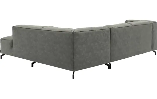 Goossens hoeksalon calvin grijs micro leer - 8190320-636-04-gespiegeld