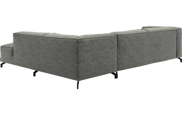 Goossens hoeksalon calvin grijs micro leer - 8190321-636-04-gespiegeld