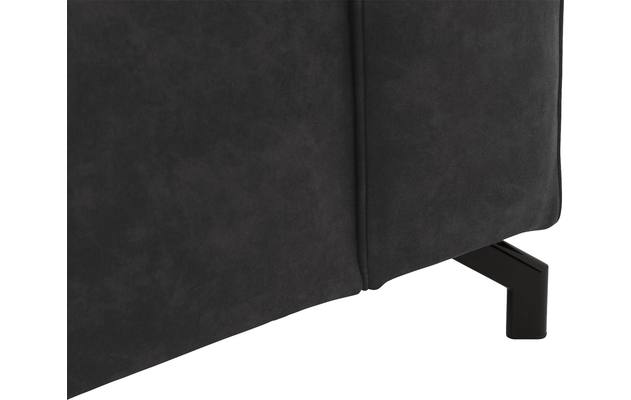 Goossens loungebank calvin grijs micro leer - 8190322-634-07-gespiegeld