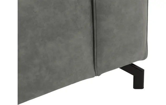 Goossens loungebank calvin grijs micro leer - 8190322-636-07-gespiegeld