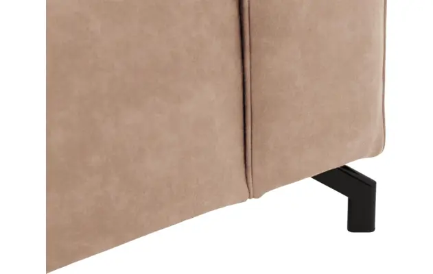 Goossens loungebank calvin beige micro leer - 8190322-637-07-gespiegeld