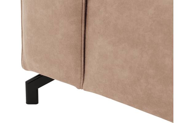 Goossens loungebank calvin beige micro leer - 8190322-637-07