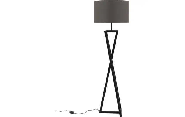Goossens excellent vloerlamp rome zwart metaal - 8190344-03