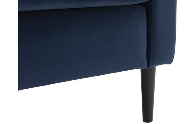 Goossens fauteuil hipp blauw stof - 8190350-07