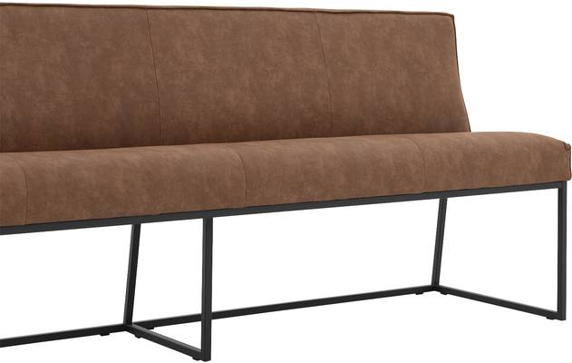 Goossens excellent eetbank tom bruin micro leer - 8190385-05
