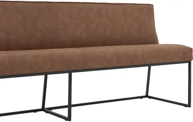Goossens excellent eetbank tom bruin micro leer - 8190385-05