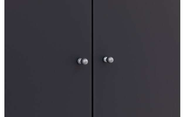 Goossens kledingkast easy storage ddk zwart hoogwaardig meubelplaat - 8190400-05