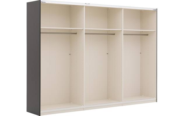Goossens kledingkast easy storage ddk zwart hoogwaardig meubelplaat - 8190417-06