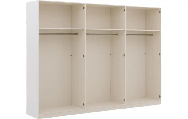 Goossens kledingkast easy storage ddk wit hoogwaardig meubelplaat - 8190421-08