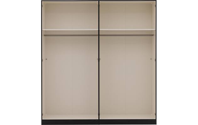 Goossens kledingkast easy storage ddk zwart hoogwaardig meubelplaat - 8190479-10