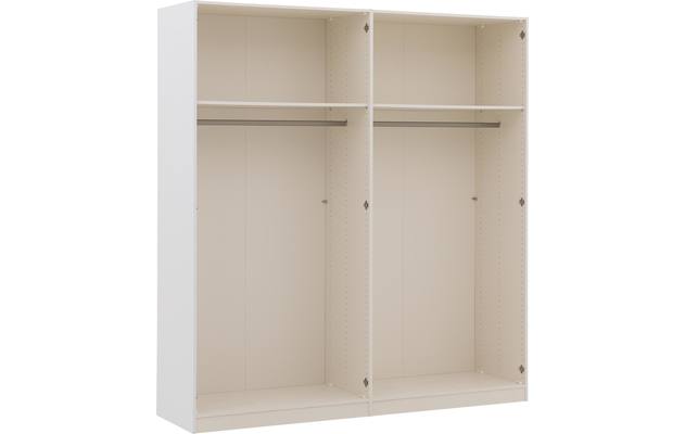 Goossens kledingkast easy storage ddk wit hoogwaardig meubelplaat - 8190481-07