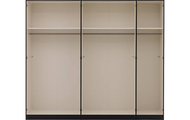 Goossens kledingkast easy storage ddk zwart hoogwaardig meubelplaat - 8190487-13