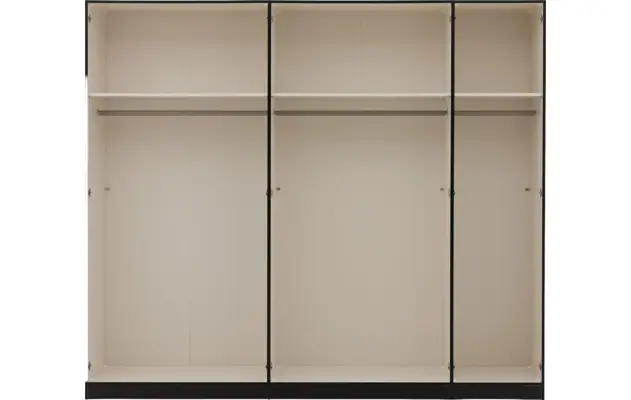 Goossens kledingkast easy storage ddk zwart hoogwaardig meubelplaat - 8190540-11