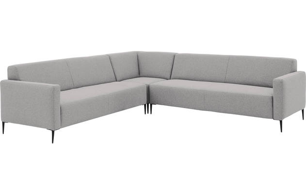 Goossens hoeksalon key west grijs stof - 8190591-361-02