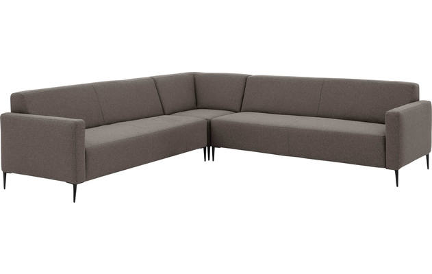 Goossens hoeksalon key west bruin stof - 8190591-370-02