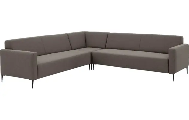 Goossens hoeksalon key west bruin stof - 8190591-370-02