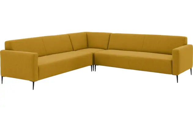 Goossens hoeksalon key west geel stof - 8190591-372-02