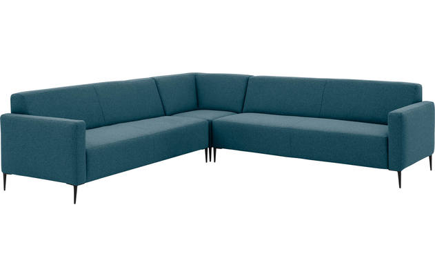 Goossens hoeksalon key west blauw stof - 8190591-56-02
