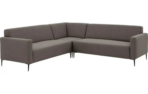 Goossens hoeksalon key west bruin stof - 8190592-370-02