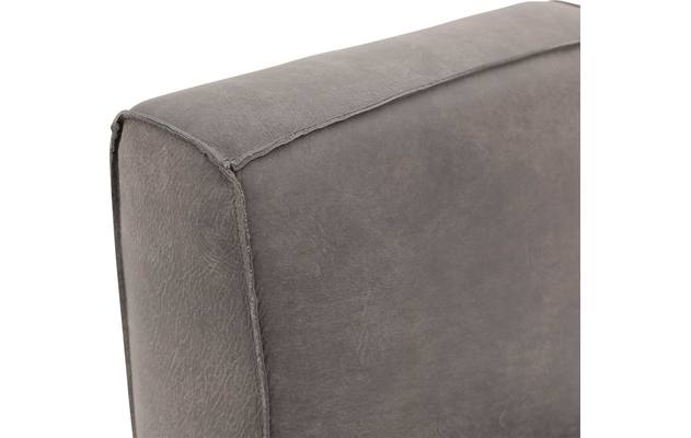Goossens excellent barkruk tom grijs leer - 8190659-06