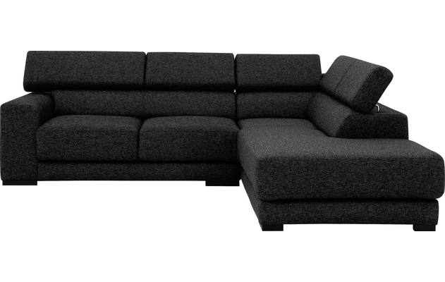 Goossens hoeksalon nora grijs stof - 8190707-204-02