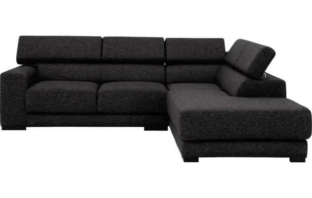 Goossens hoeksalon nora grijs stof - 8190707-204-02