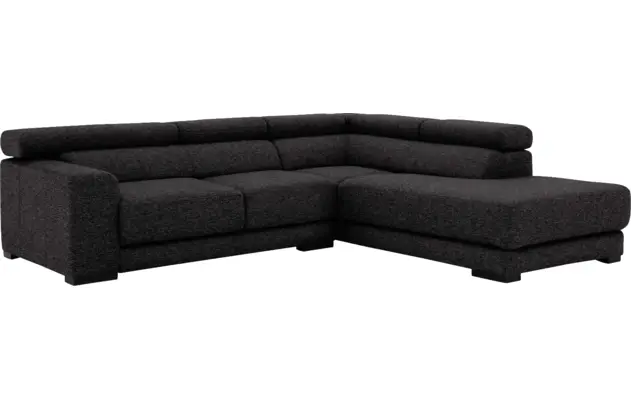 Goossens hoeksalon nora grijs stof - 8190707-204-04