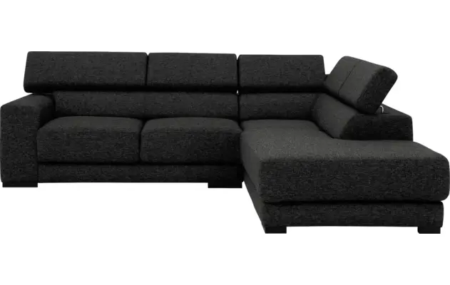 Goossens hoeksalon nora grijs stof - 8190707-205-02