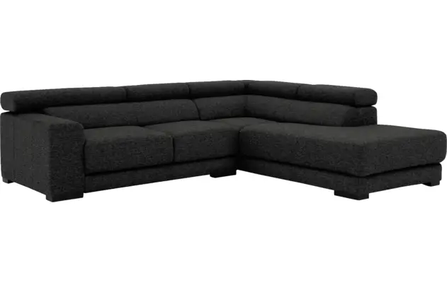 Goossens hoeksalon nora grijs stof - 8190707-205-04