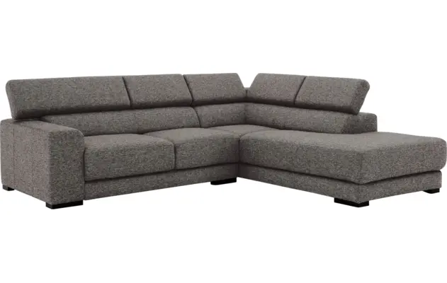 Goossens hoeksalon nora grijs stof - 8190707-207-03