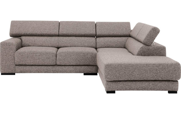 Goossens hoeksalon nora grijs stof - 8190707-208-02