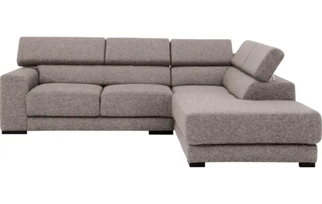 Goossens hoeksalon nora grijs stof - 8190707-208-02