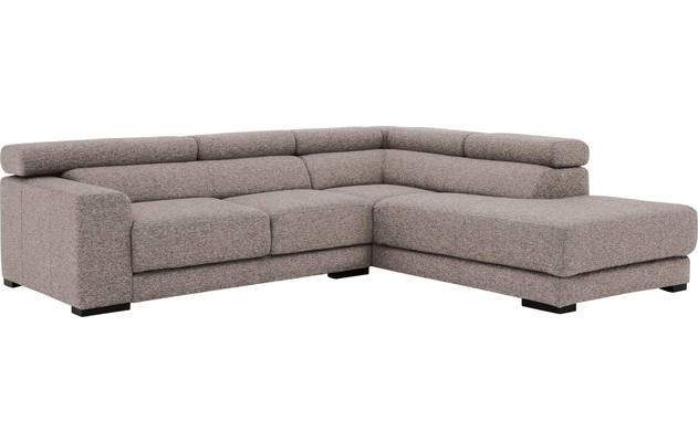 Goossens hoeksalon nora grijs stof - 8190707-208-04